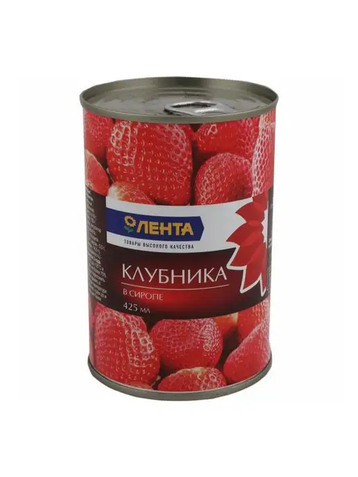 лента Клубника в сиропе 425 мл, 425 мл