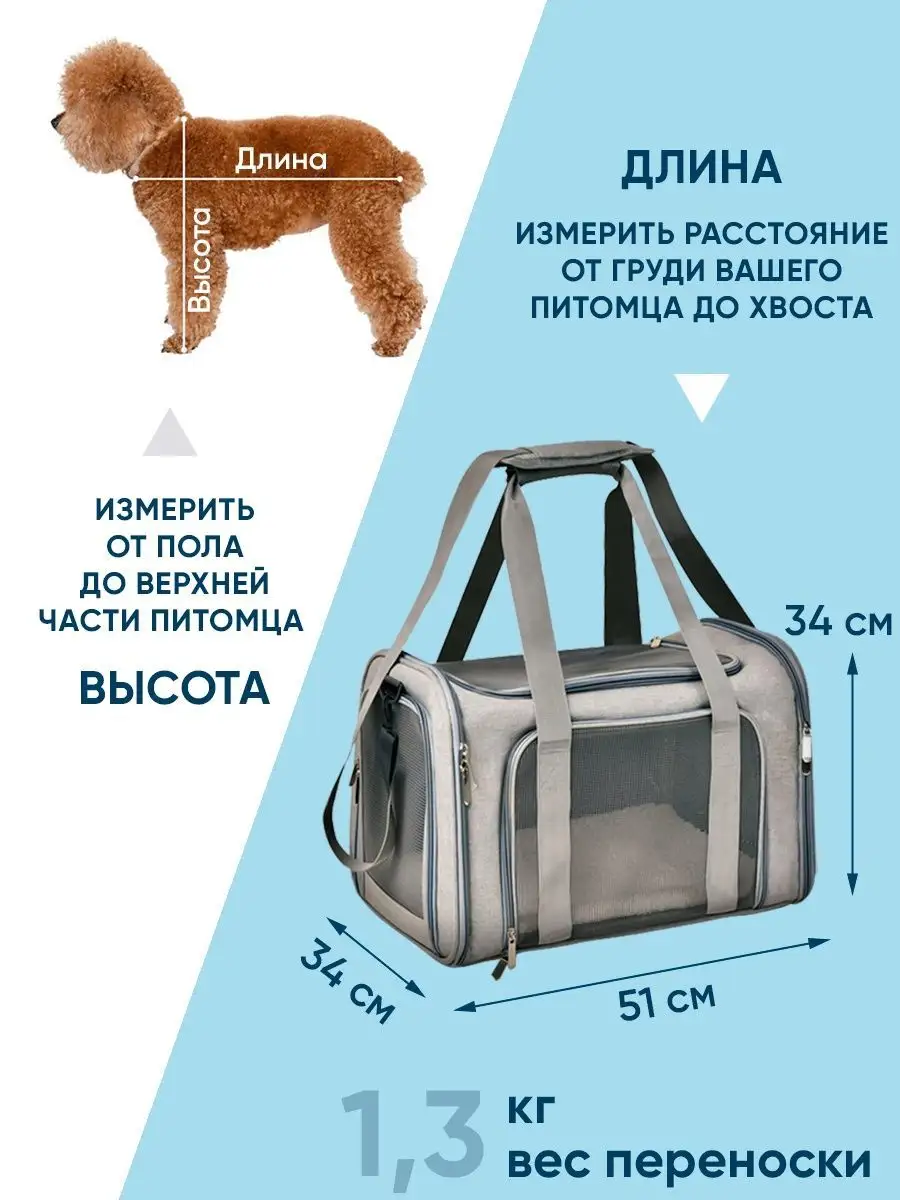 Сумка переноска для собак кошек WiMi 138737434 купить за 2 351 ₽ в  интернет-магазине Wildberries