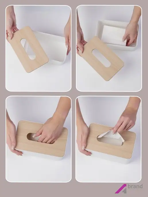 A-brand салфетница на стол диспенсер, белый, фото 4