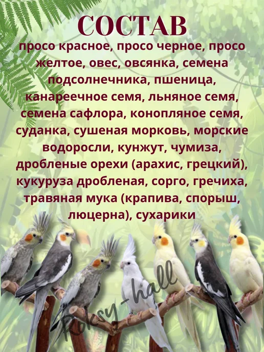 Сухой корм ВЕРНЫЕ ДРУЗЬЯ Попугаям Период для собак, средние, 0,5 кг, фото 2