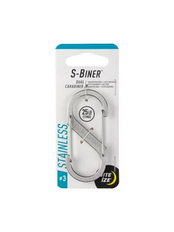 Карабин S-Biner Stainless Steel Dual Carabiner #3 Nite Ize 138759893 купить за 551 ₽ в интернет-магазине Wildberries