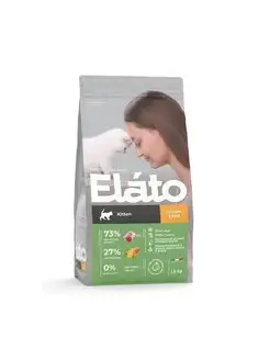 Корм сухой для котят курица и утка 1,5кг Eláto 138791560 купить за 2 760 ₽ в интернет-магазине Wildberries