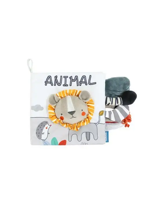 Surik Toys Мягкая книжка шуршалка с хвостиками, вариант, фото 4