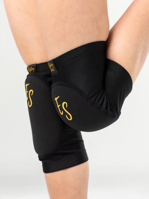 Elastica Sport Наколенники для художественной гимнастики, 4-16 лет, черный, фото 6