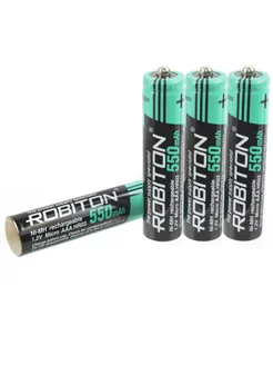 4шт мизинчиковые аккумуляторы AAA 550 mAh NI-MH Robiton 138835457 купить за 360 ₽ в интернет-магазине Wildberries