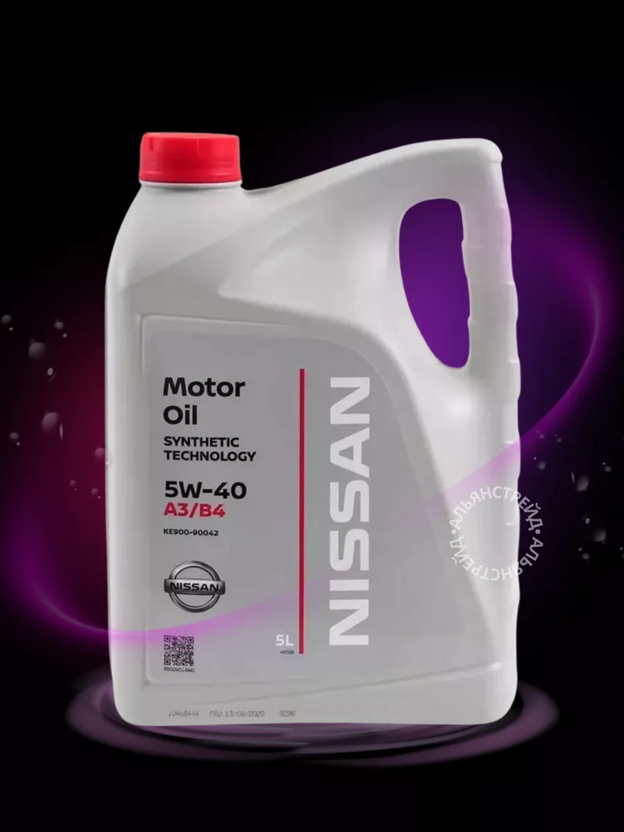 Масло моторное Motor Oil 5w40 5 л Nissan 138861209 купить за 2 221 ₽ в  интернет-магазине Wildberries