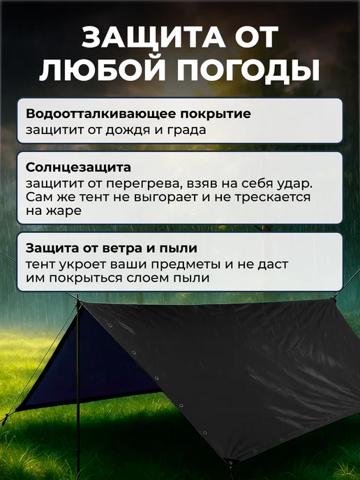 Bannermo Тент 4х5м универсальный, укрывной для дачи 270, 5 м, фото 6