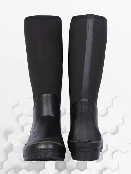REMINGTON synergy world Сапоги резиновые Remington Men Woody Island Boots Black, черный, фото 6
