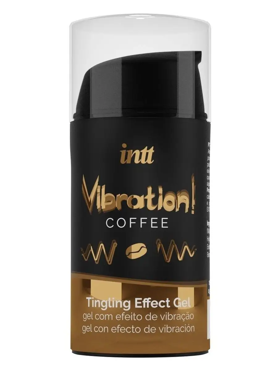 Жидкий вибратор Intt Vibration! Coffee со вкусом кофе, 15 мл