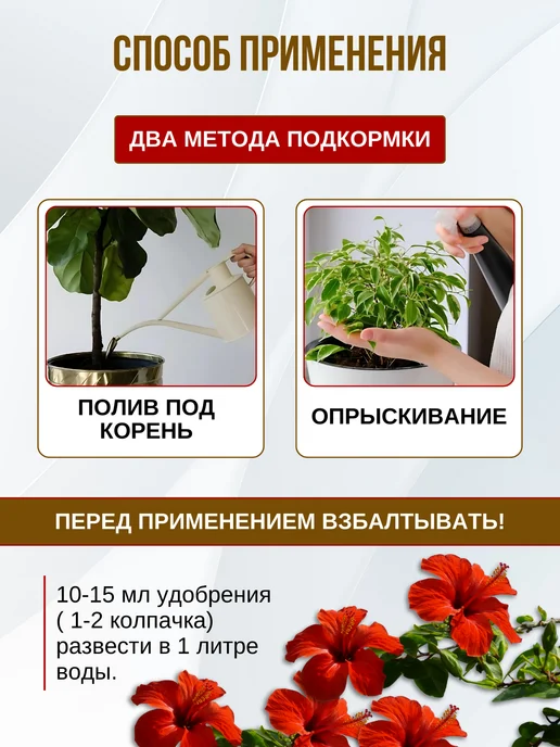 Ecolike Удобрение для фикуса бенджамина от сбрасывания листьев, вариант, фото 7