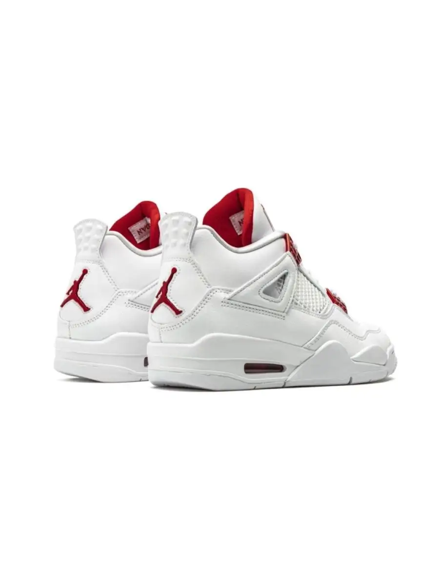 Nike air jordan outlet 4 red and white