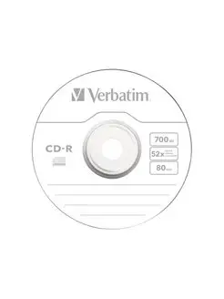 Диск CD-R Verbatim (43351) 700MB 50штук Незаписанный Verbatim 138976114 купить за 1 544 ₽ в интернет-магазине Wildberries