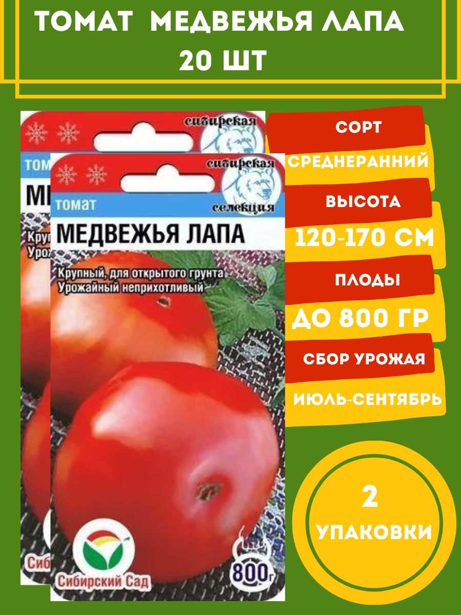 Томат медвежья лапа Сибирский сад. Томат медвежья лапа характеристика. Томаты медвежья лапа описание сорта. Томат медвежья лапа фото.