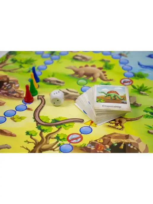 KoroBoom Настольная игра-ходилка "Диноходилка", бродилка, вариант, фото 4