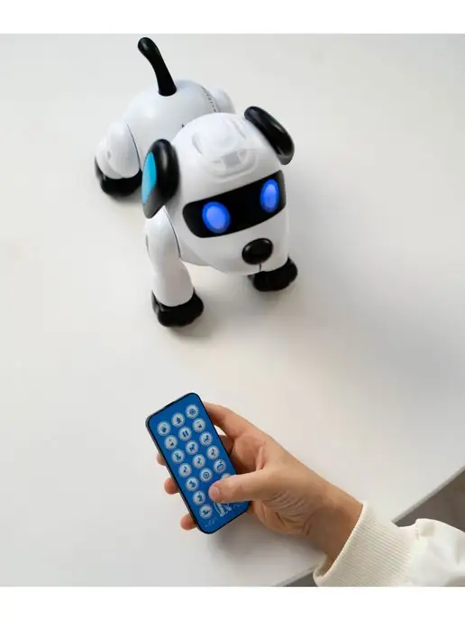 IQ BOT Робот собака, синий, фото 8