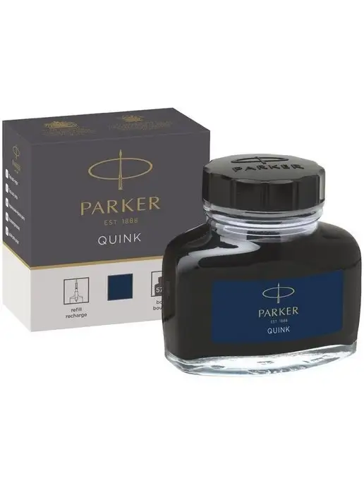 PARKER Чернила Pаrker "Bottle Quink", сине-черные, 57мл, 57 мл