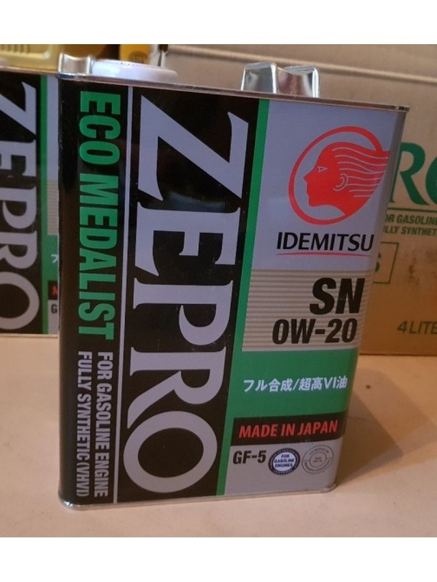 Idemitsu 0w 20 zepro eco. Идемитсу Zepro 0w20. Idemitsu Zepro Eco medalist 0w-20 SN/gf-5, 4 л. Idemitsu 0w-20 4л. Idemitsu Zepro Eco medalist 0w-20.