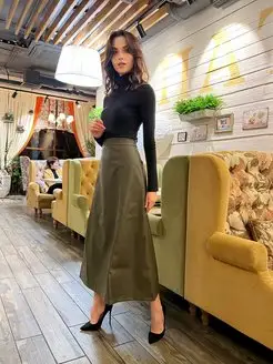 Юбка кожаная на весну IMPERIAL MANIFESTA FASHION 139026404 купить за 1 984 ₽ в интернет-магазине Wildberries