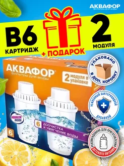 Фильтр для воды B6 в кувшин (2 шт) Аквафор 139026534 купить за 660 ₽ в интернет-магазине Wildberries