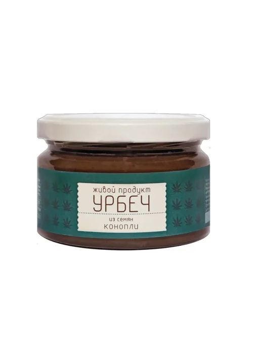 Живой продукт Натуральная паста из семян хемпа Урбеч 200 гр, 200 г, фото 2