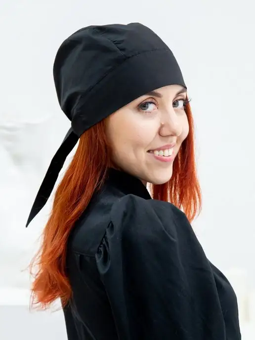 ALFIN uni Бандана поварская, черный, фото 6