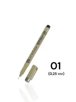 Капиллярная ручка линер Pigma Micron 01 (0.25 mm) Sakura 139132840 купить за 283 ₽ в интернет-магазине Wildberries