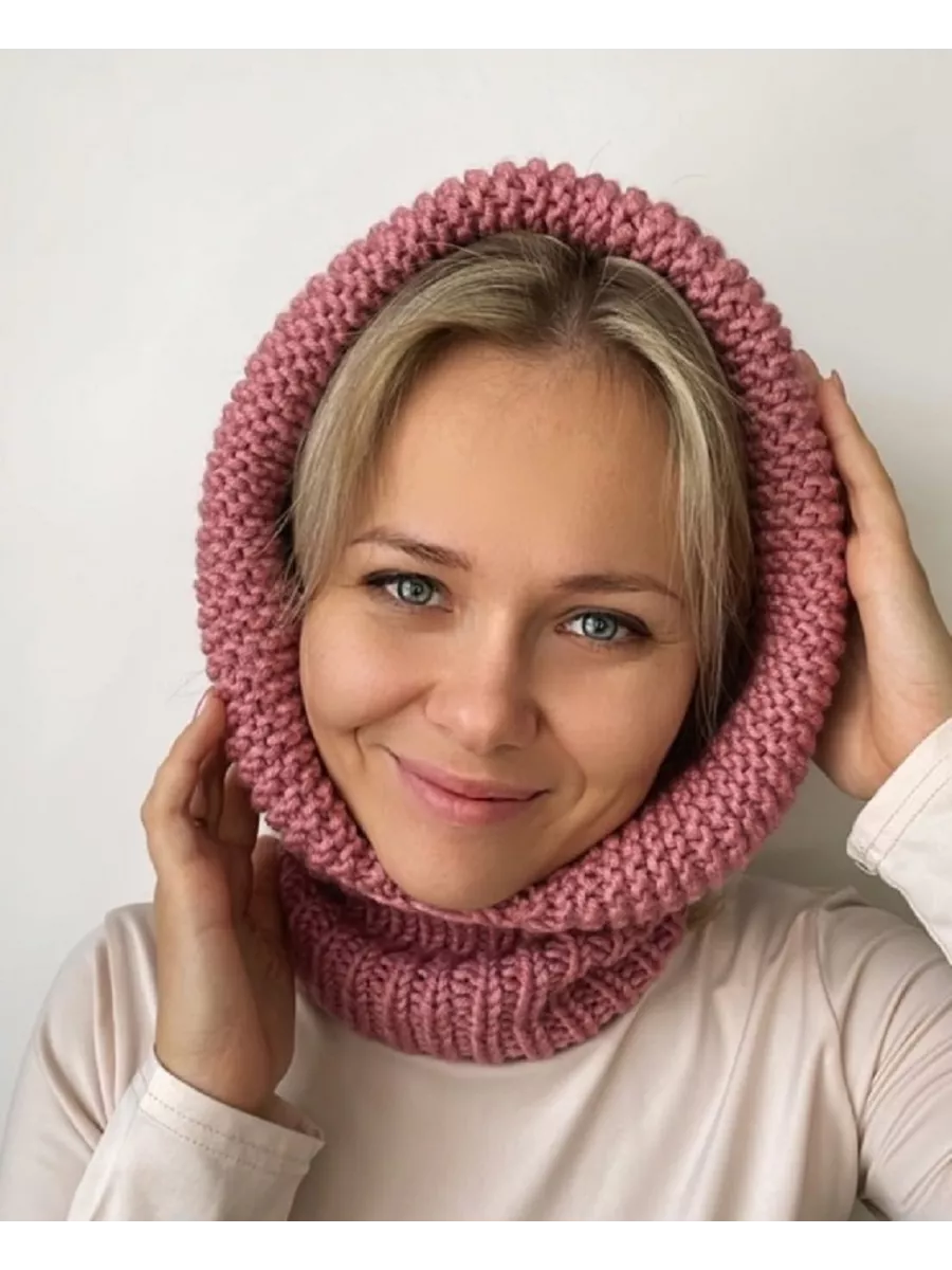 Капор вязаный