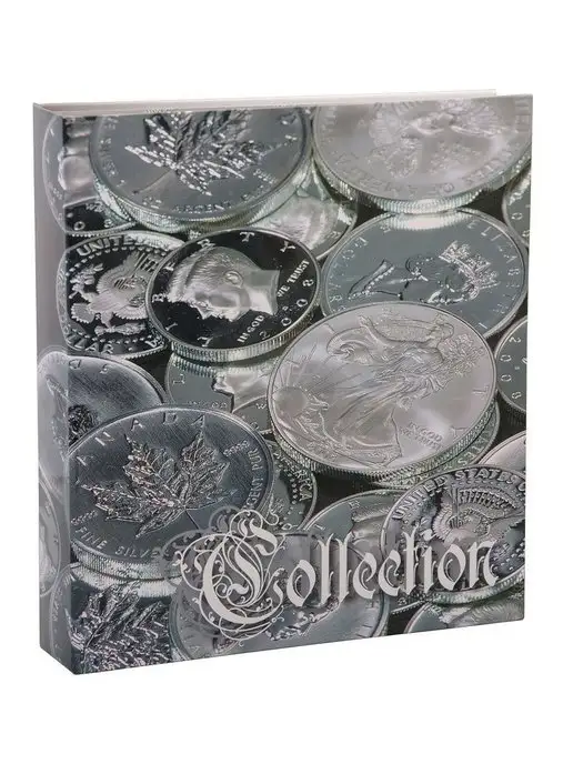 Альбоммонет Альбом "COLLECTION", без листов, серый, фото 5