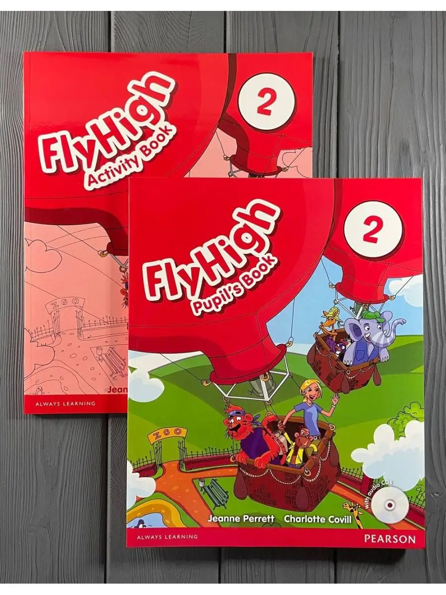 Fly High 2, Pupils Book+Activite Book+CD диск Premium Books 139209670  купить за 957 ₽ в интернет-магазине Wildberries