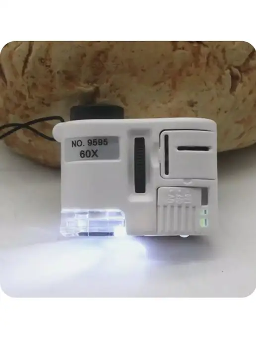 Rasskazoff Микроскоп 60x мини, с подсветкой (1 LED), вариант, фото 3