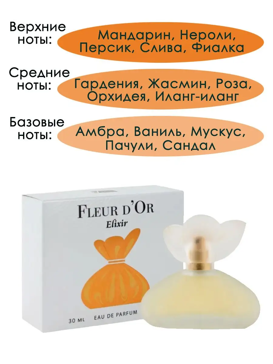 Fleur dOr Elixir Флер Дор Эликсир парфюмерная вода 30мл Delta PARFUM  139265896 купить за 560 ₽ в интернет-магазине Wildberries