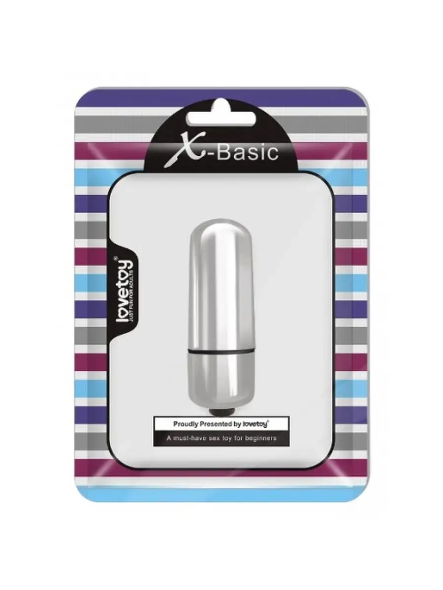 Вибропуля X-Basic Bullet Mini 10 speeds серебристая Lovetoy 139269120  купить за 717 ₽ в интернет-магазине Wildberries