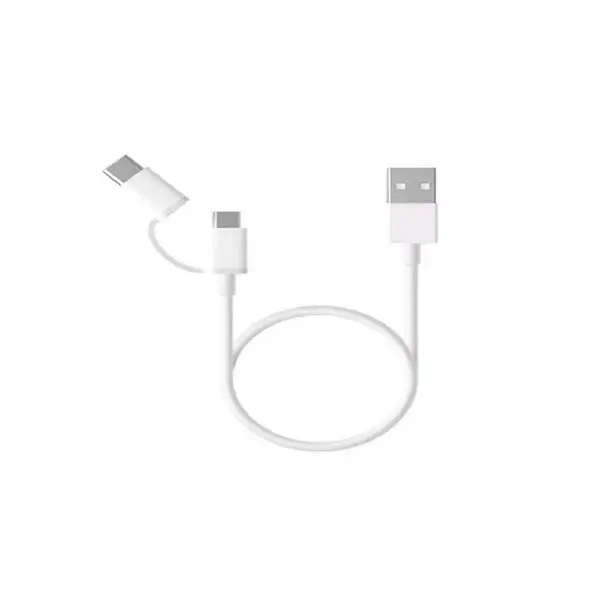Кабель Xiaomi Mi 2-in-1 USB Cable Micro-USB to Type-C, 0.3 м