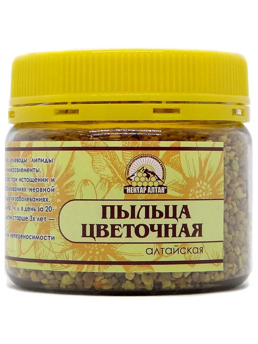 Нектар Алтая Пыльца цветочная Алтайская обножка 100 гр, 1 шт, 100 г, 1 шт, фото 2