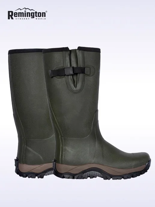 REMINGTON synergy world Сапоги Remington Louisiana Rubber Boots, зеленый, фото 7