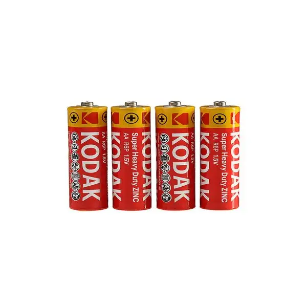 Батарейка солевая Super Heavy Duty, AA, R6-4S, 1.5В 4 шт.