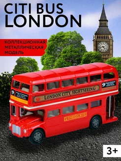 Машинка Лондонский автобус 13 см Motormax 139351661 купить за 834 ₽ в интернет-магазине Wildberries