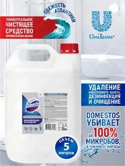 Чистящий гель Доместос Professional Свежесть Атлантики 5 л Domestos 139376921 купить за 752 ₽ в интернет-магазине Wildberries