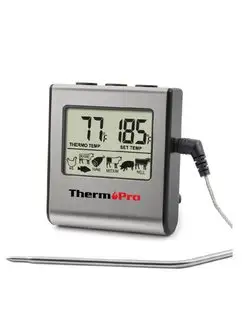 Термощуп / Кулинарный термометр для мяса/ ThermoPro TP-16 ThermoPro 139399572 купить за 1 404 ₽ в интернет-магазине Wildberries
