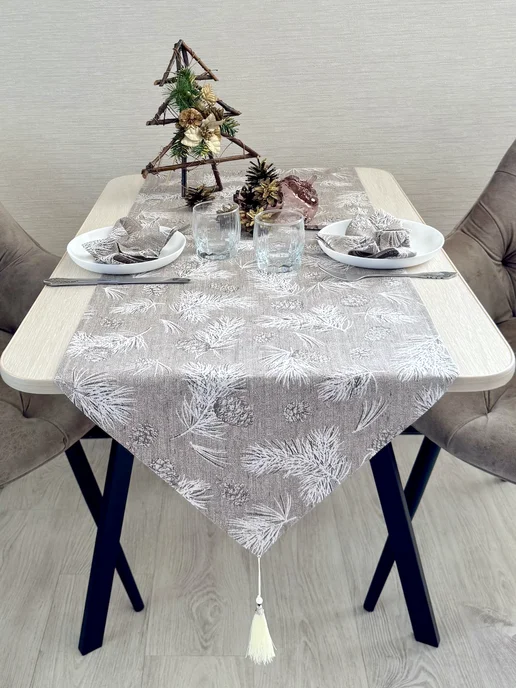 malva maison Дорожка кухонная Шишкин лес, размер 45х150, 45x150, фото 6