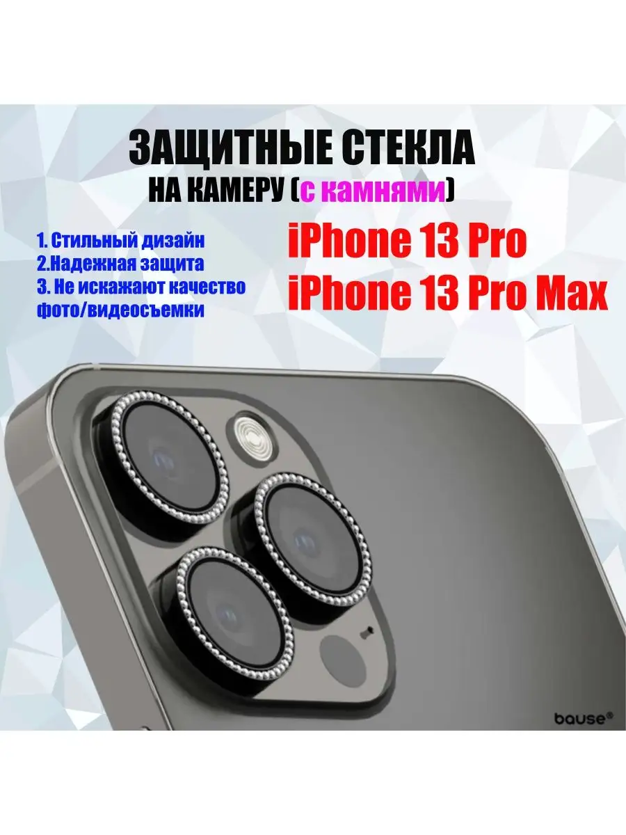 Защитные стекла на камеру iPhone 13 pro Max iPresent 139426340 купить за  249 ₽ в интернет-магазине Wildberries