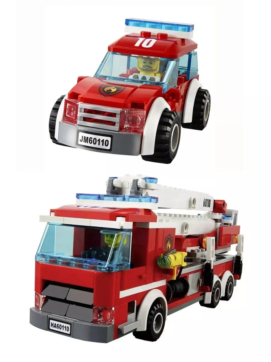 Конструктор набор City Сити Пожарная станция аналог LEGO LEGO 139426815  купить за 4 110 ₽ в интернет-магазине Wildberries