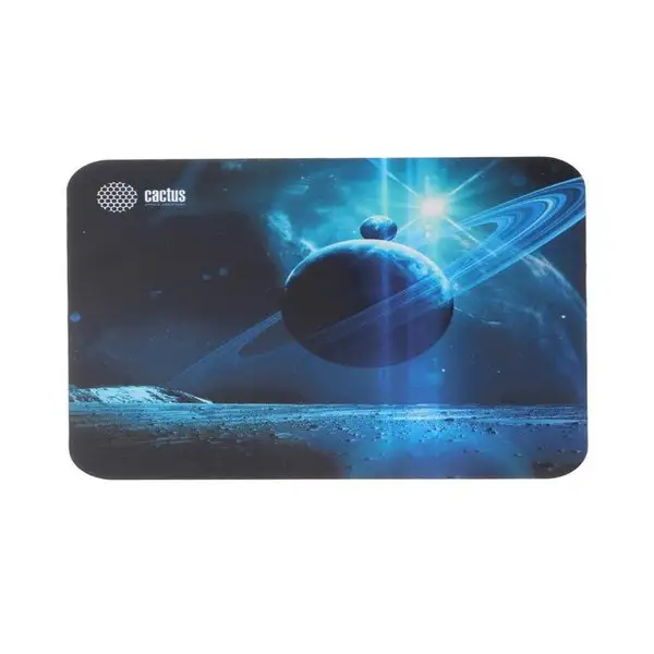 Коврик для мышки Cactus Saturn, 300х250х2 мм, черный