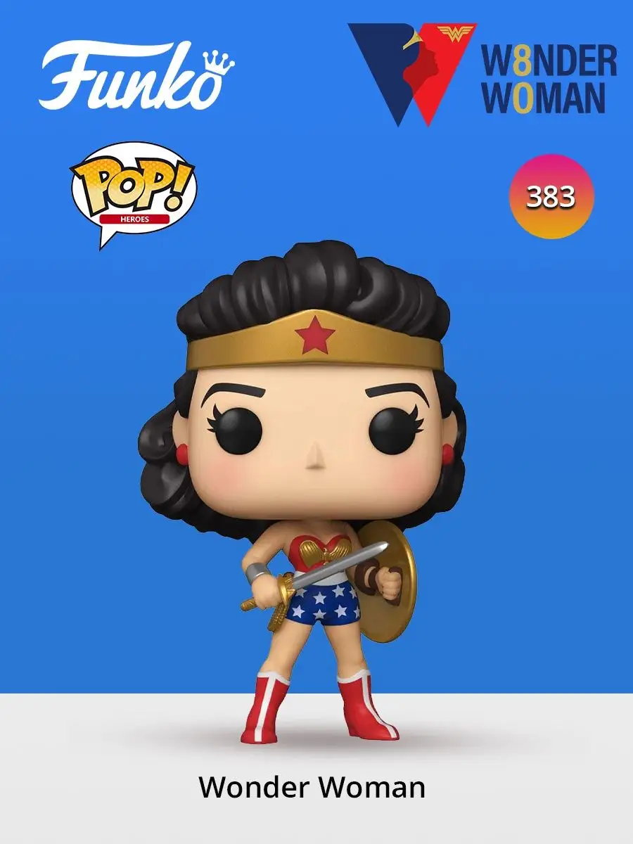 Фигурка Heroes DC Wonder Woman 80th Golden Age 54973 Funko 139462135 купить  за 1 558 ₽ в интернет-магазине Wildberries