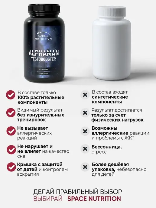Space Nutrition Бустер тестостерона, вариант, фото 8