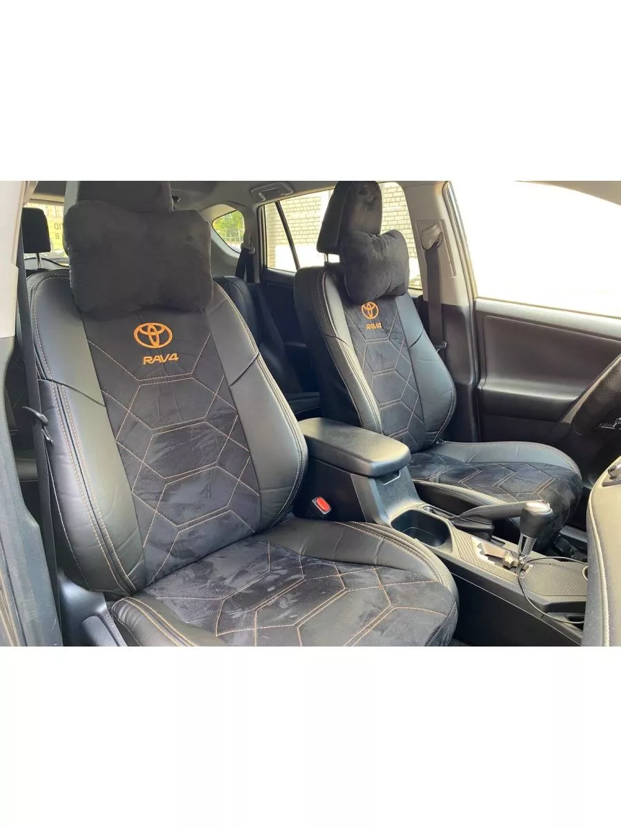 Чехлы на Тойота РАВ 4 Toyota RAV4 XA40 2013-2018 з/с раздель KtoShil  139474083 купить за 9 752 ₽ в интернет-магазине Wildberries