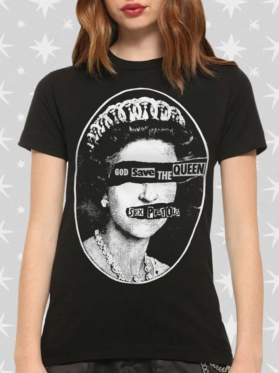 Футболка с принтом Sex Pistols / Королева Елизавета /Женская DreamShirts  139513133 купить за 1 676 ₽ в интернет-магазине Wildberries