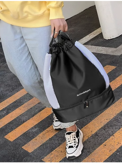 SHOPBAGS4U Рюкзак спортивный сумка для плавания тренировок фитнеса, вариант, фото 7