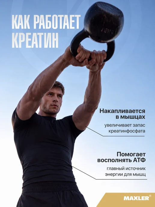 MAXLER Макслер 100% Креатин Моногидрат 150г, 150 г, фото 3