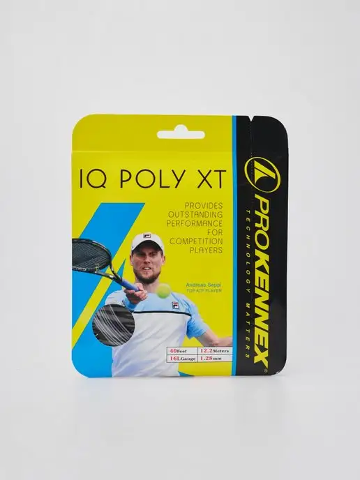 ProKennex Струна для теннисной ракетки IQ POLY XT Silver, серебристый, фото 6